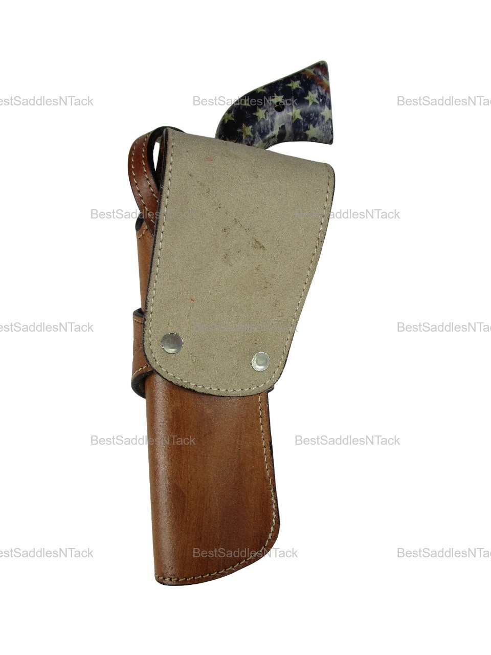LEATHER HOLSTER FOR HERITAGE ROUGH RIDER SINGLE ACTION REVOLVER OWB CARRY