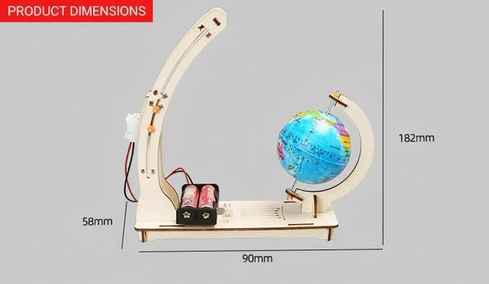 Earth Day & Night Simulation STEM Science Toy DIY Physics Learning Educational