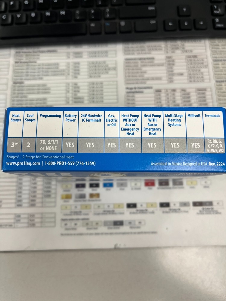 PRO1 Universal Electronic Thermostat T855