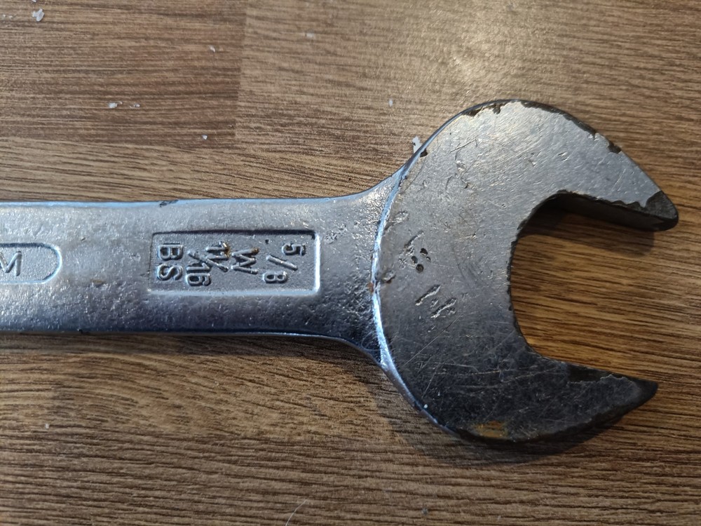 3 x made in uk large spanners