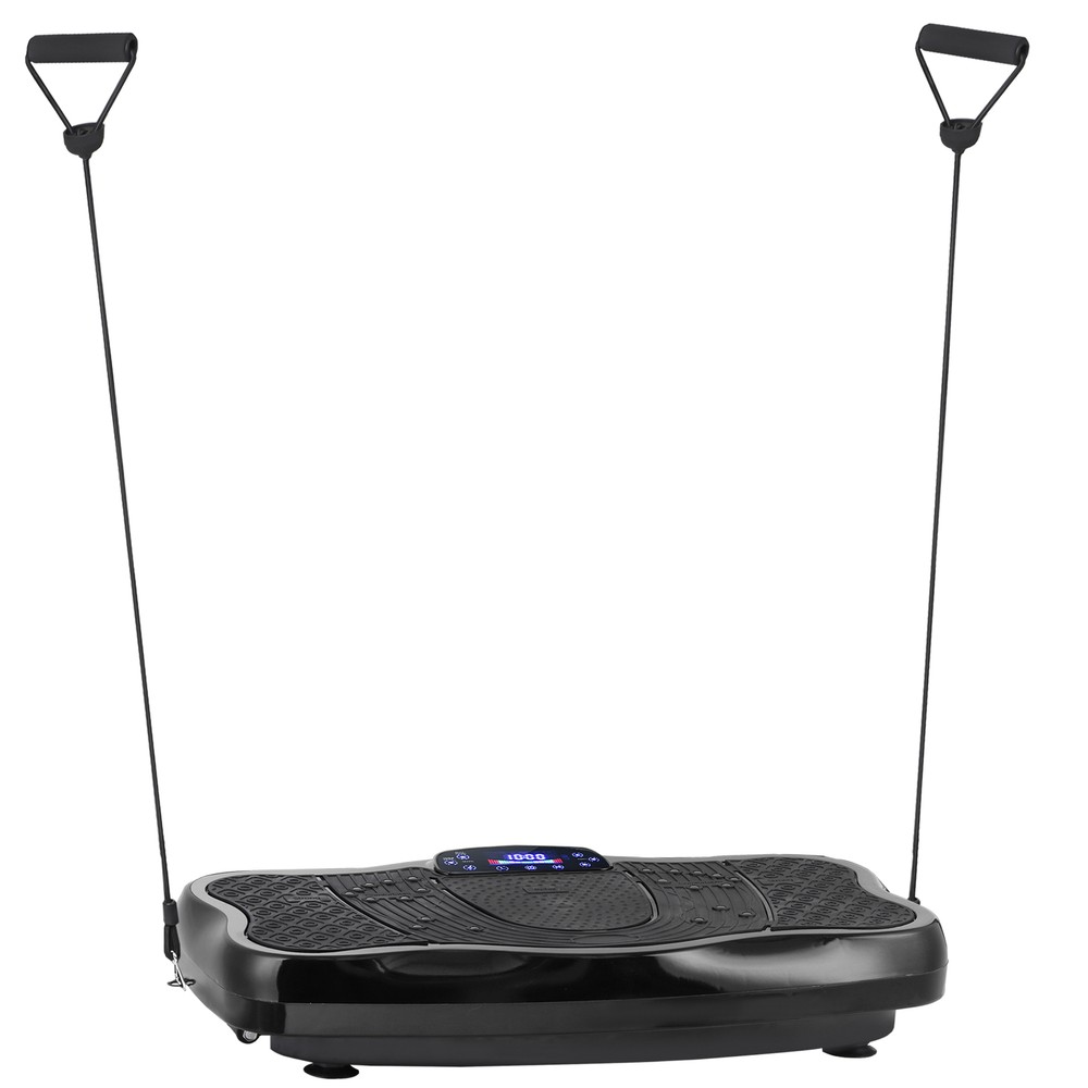 Vibration Plate Exercise Machine with Remote Control Whole Body Workout Black