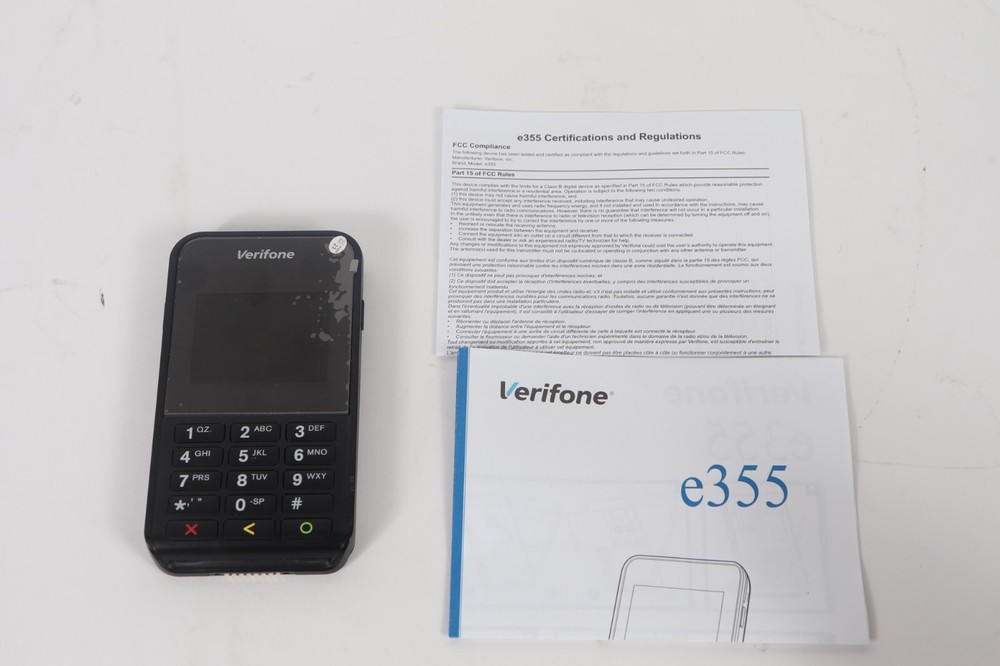 VeriFone E355 WWA IAP MSR EMV CTLS Barcode Reader BT/WIFI M087-351-11-WWA ASIS