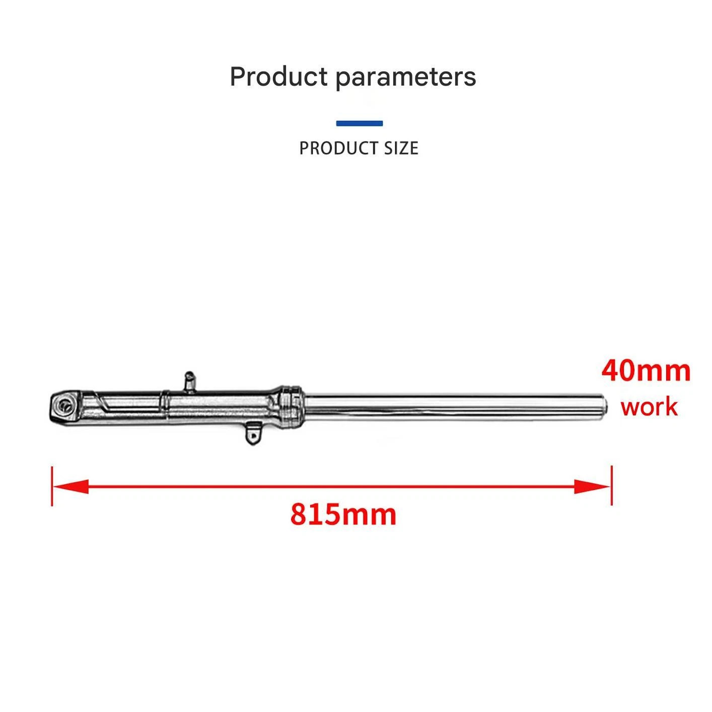 New Front Shock Absorber Fork Suspension For 2018-2024 Kawasaki Ninja 400 EX400