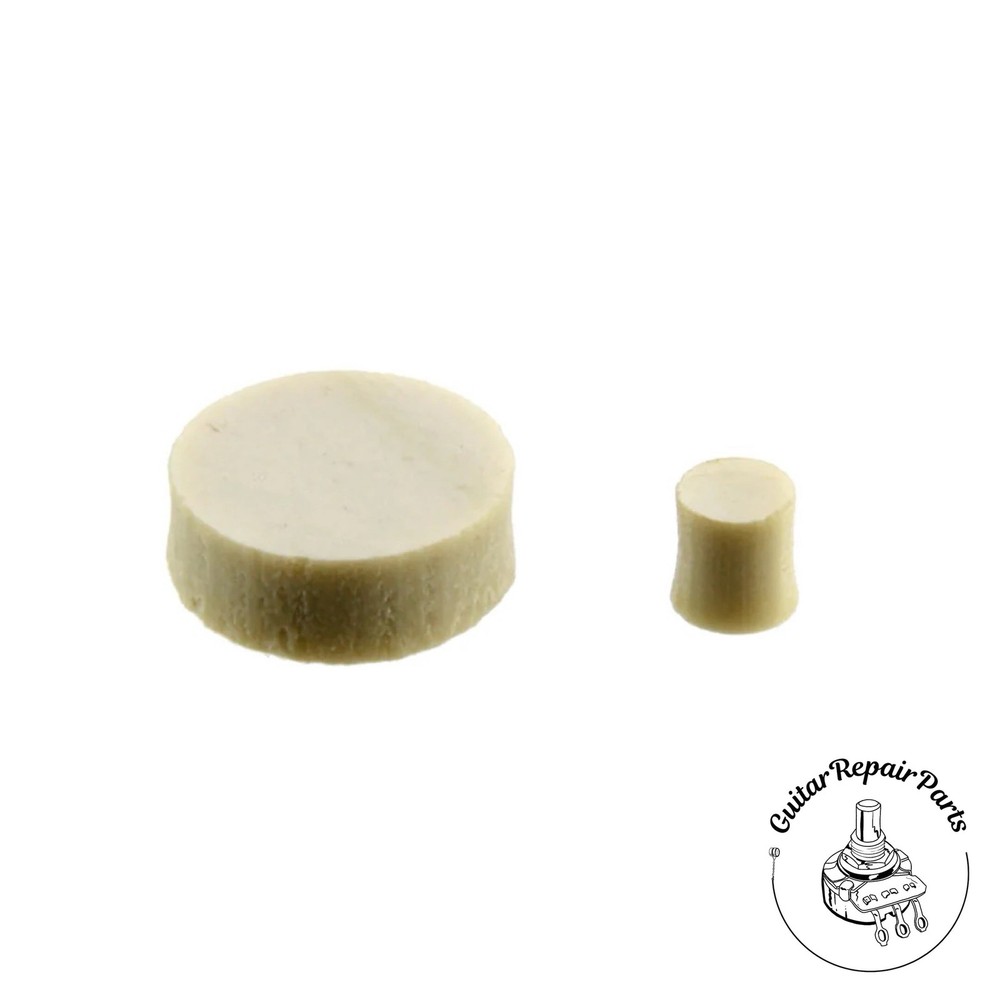 Fretboard Position Marker Inlay and Side Dot Set (10 ea.) - Clay