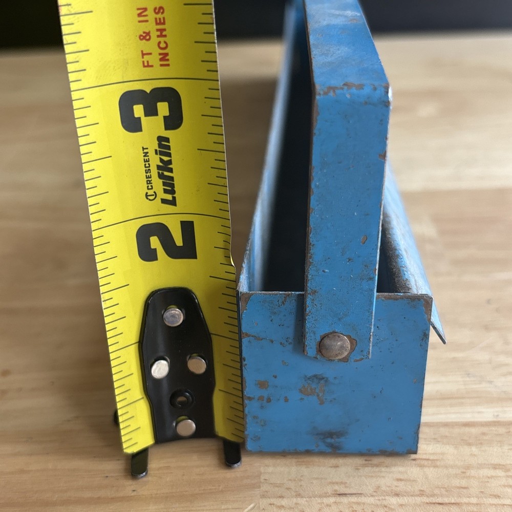 Matco Tools 12.5" Long Deep Socket Tray Holder Organizer Blue Vintage