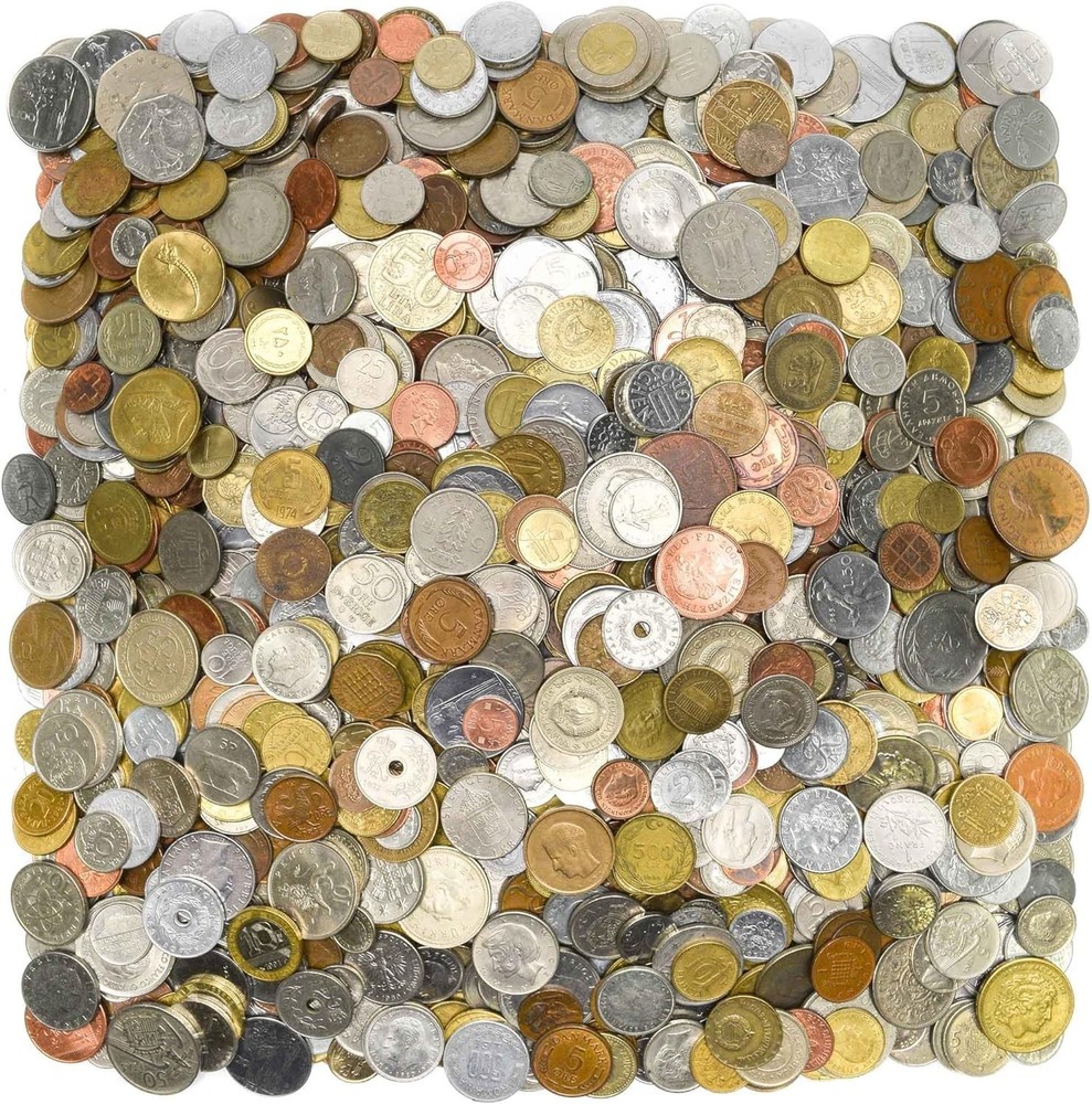 2lb Circulated World Foreign Coins Set