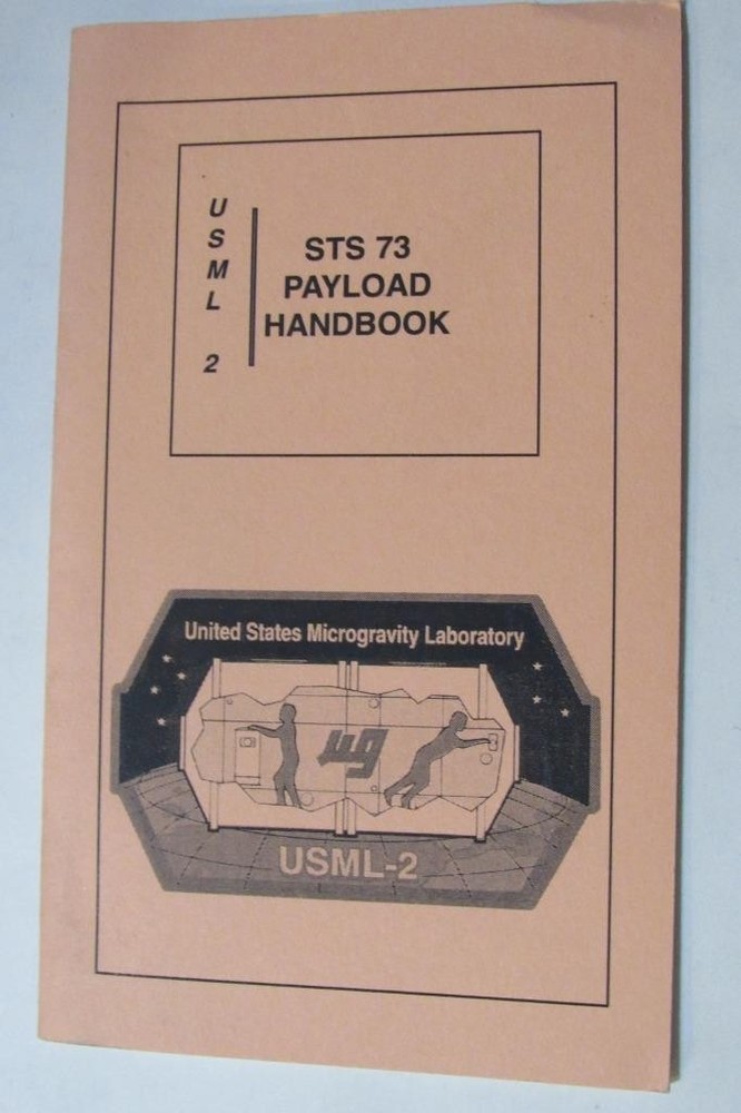 STS-73 SPACE TRANSPORTATION SYSTEM SHUTTLE PAYLOAD HANDBOOK USML 2