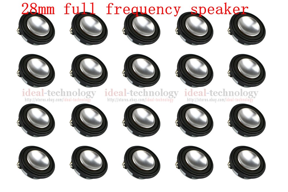 20x 28mm Full Range Speaker Bluetooth Speaker DIY 4ohm 2W Portable Loudspeaker