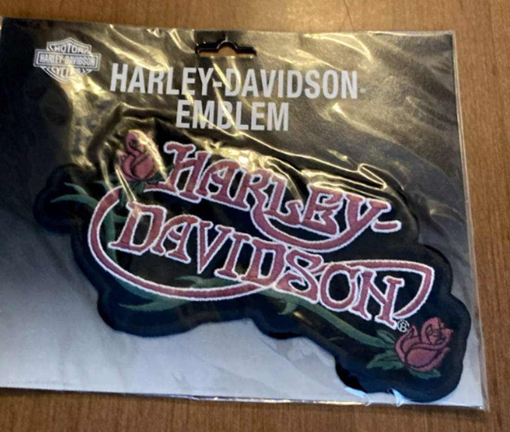 Harley Davidson Women's  Nouveau  Rose  Patch / Emblem