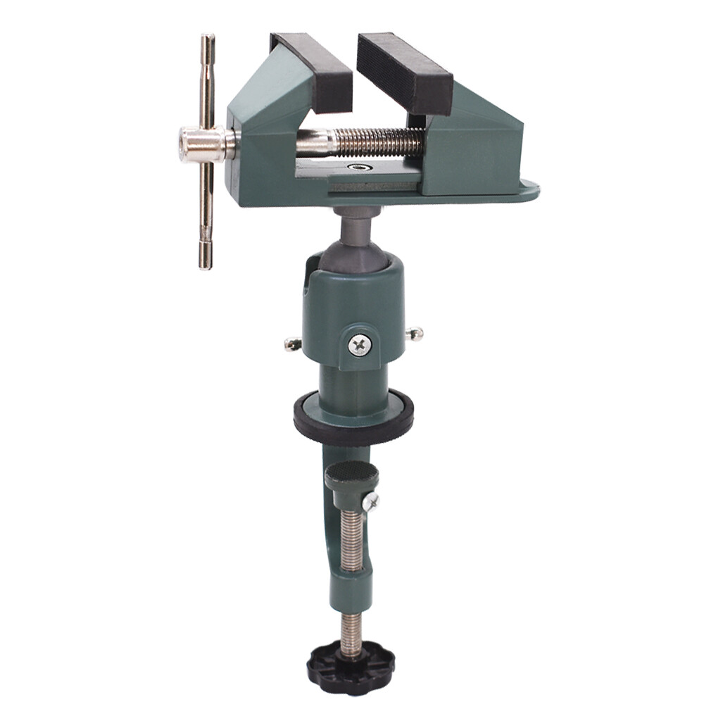 BENCH VISE SWIVEL 3" TABLETOP CLAMP VICE TILTS ROTATES 360 UNIVERSAL WORK HOBBY