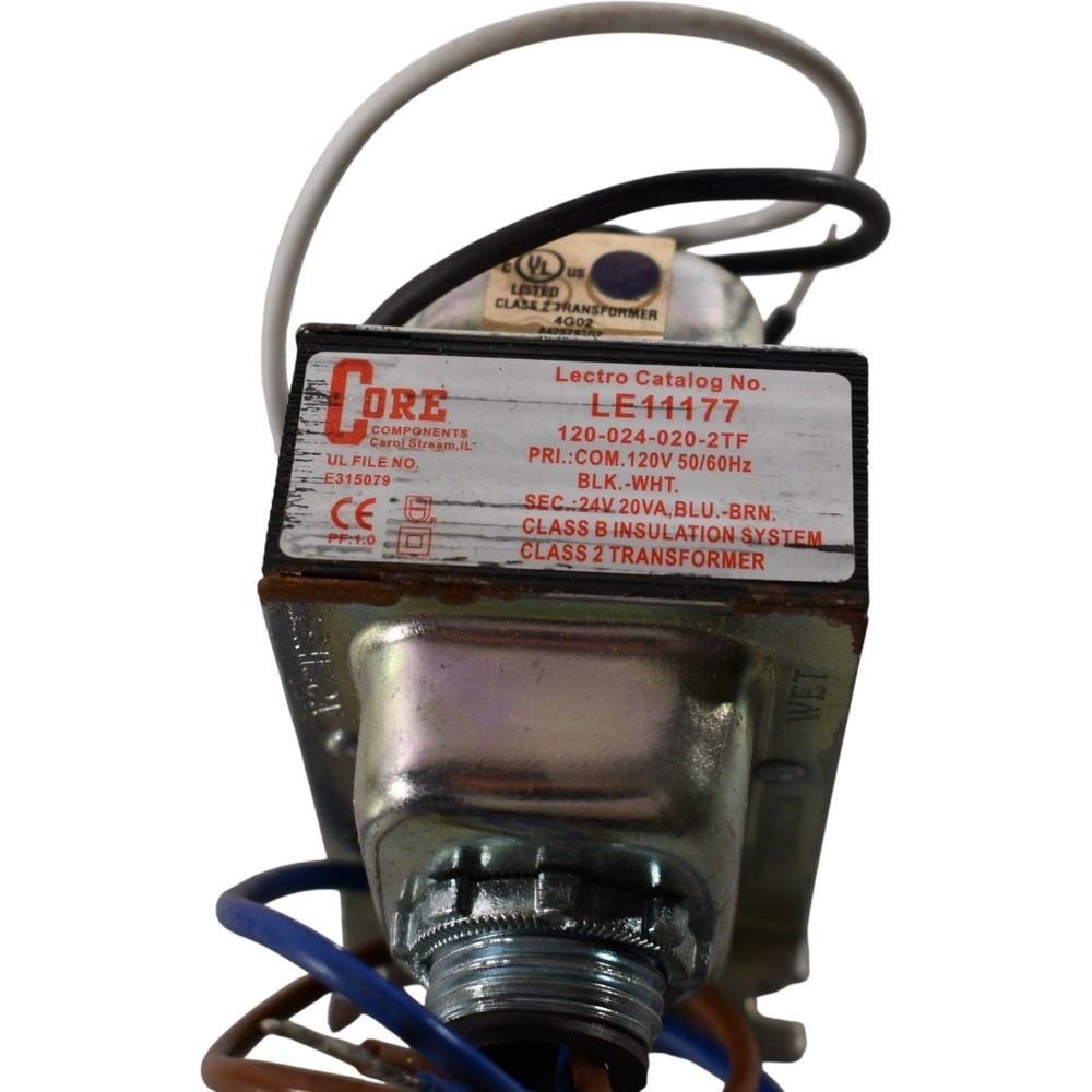 NEW Core Components LE11177 Enclosed Control Transformer 120V Input 24VAC 20VA