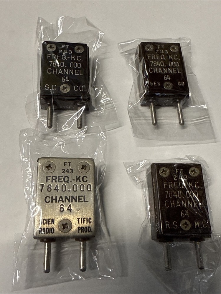 one FT243 quartz crystal  7840.000 KC from the list below: