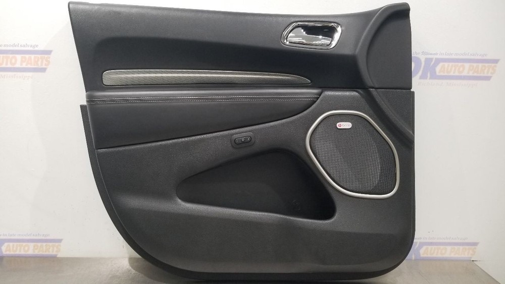 18 DODGE DURANGO SRT 392 INTERIOR DOOR TRIM PANEL FRONT LEFT DRIVER BLACK