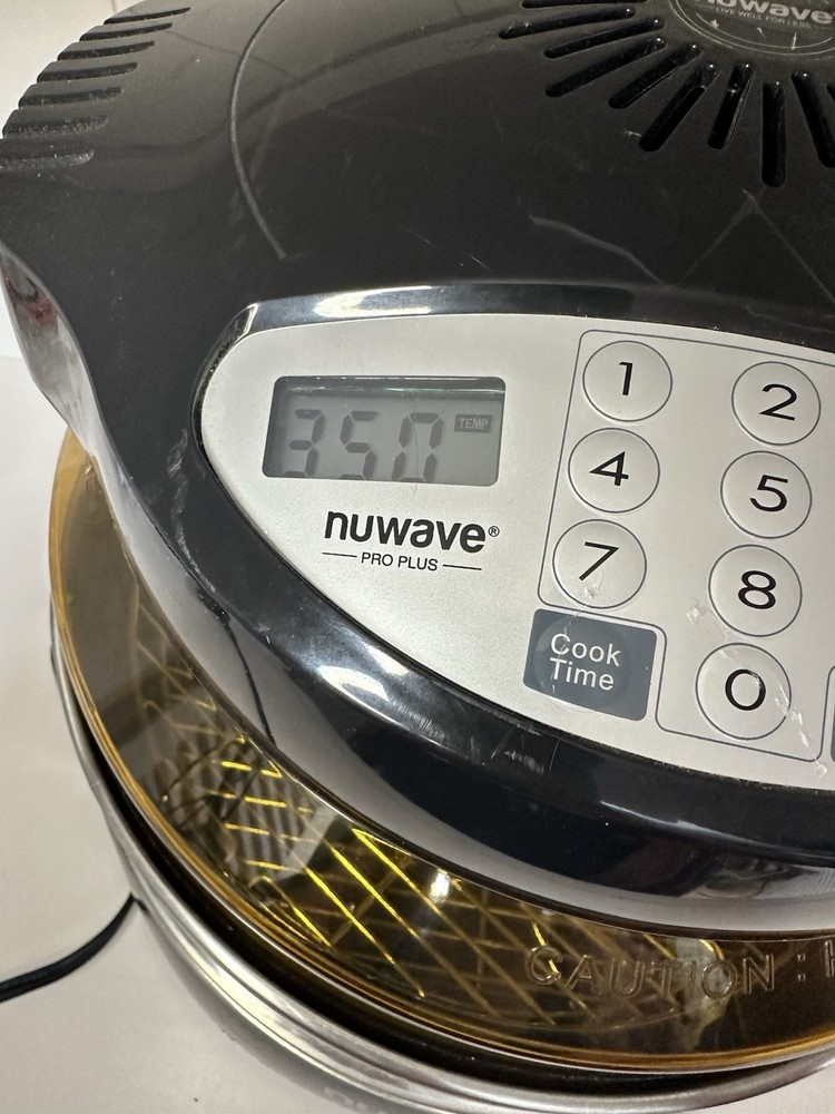 NuWave Oven Pro Plus Amber Dome With Extender & Ring/Rack Model# 20632