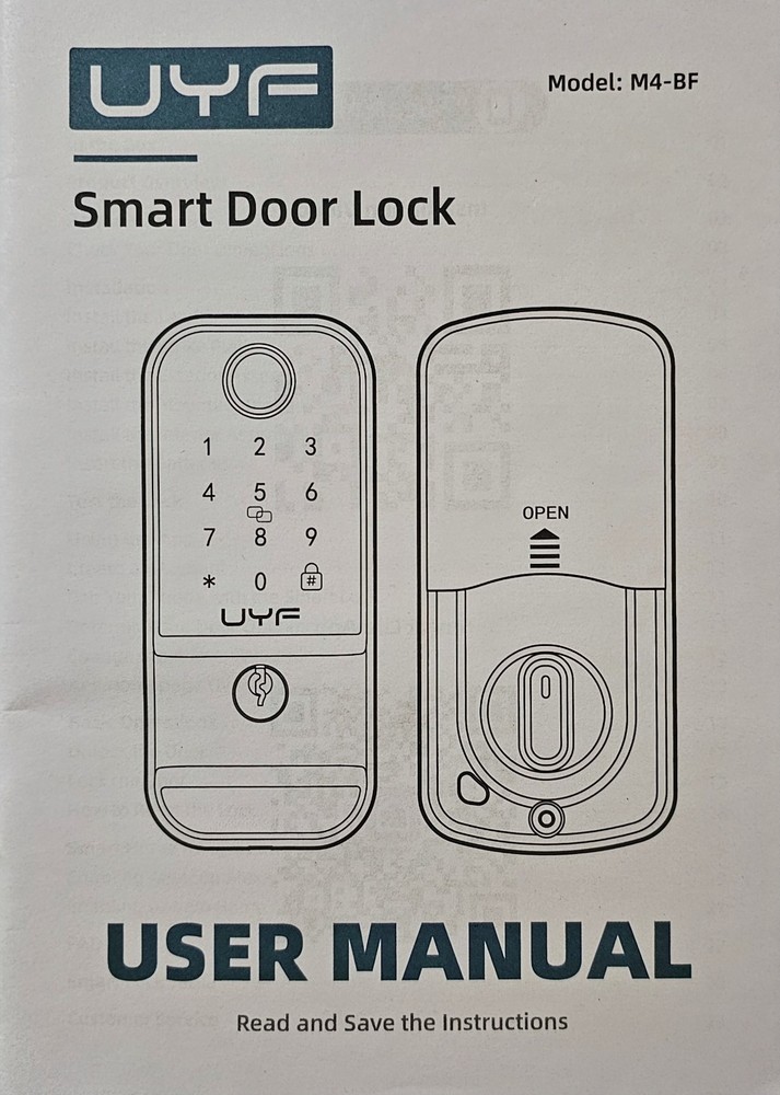 Smart Keyless Entry Door Lock