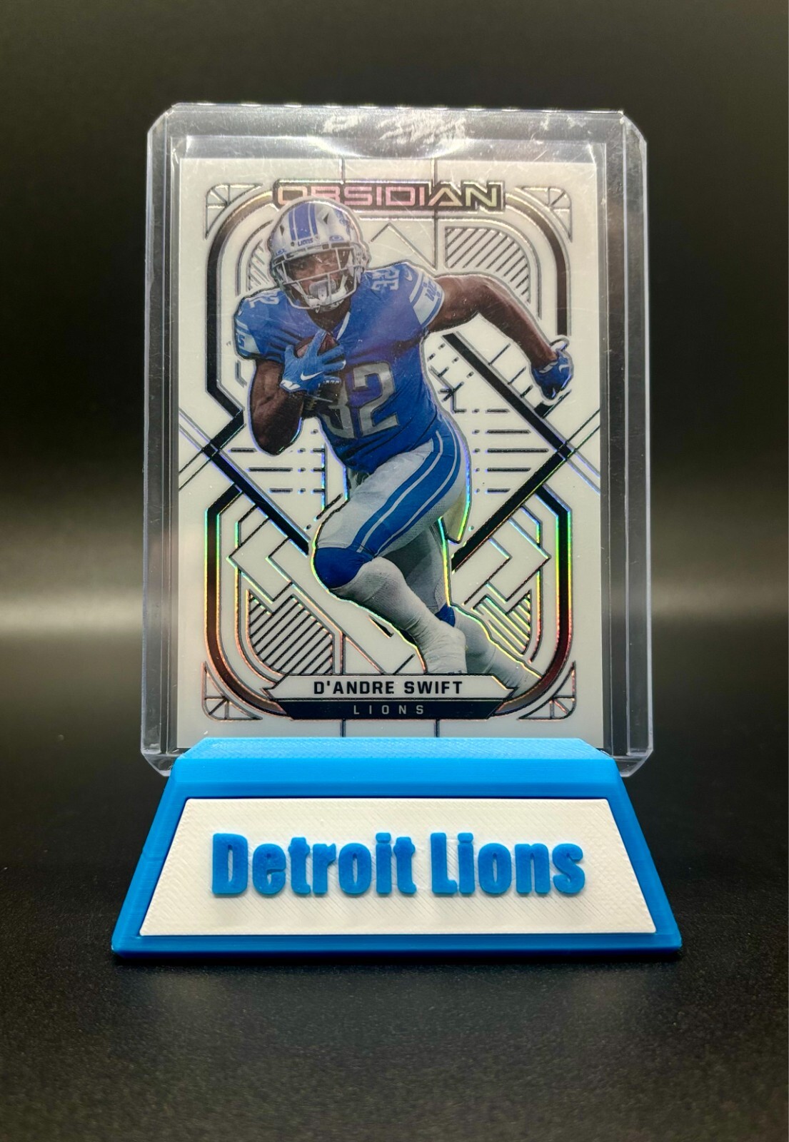 Personalized Sports/Trading Card Display Stand - Add Favorite Team, Name, City