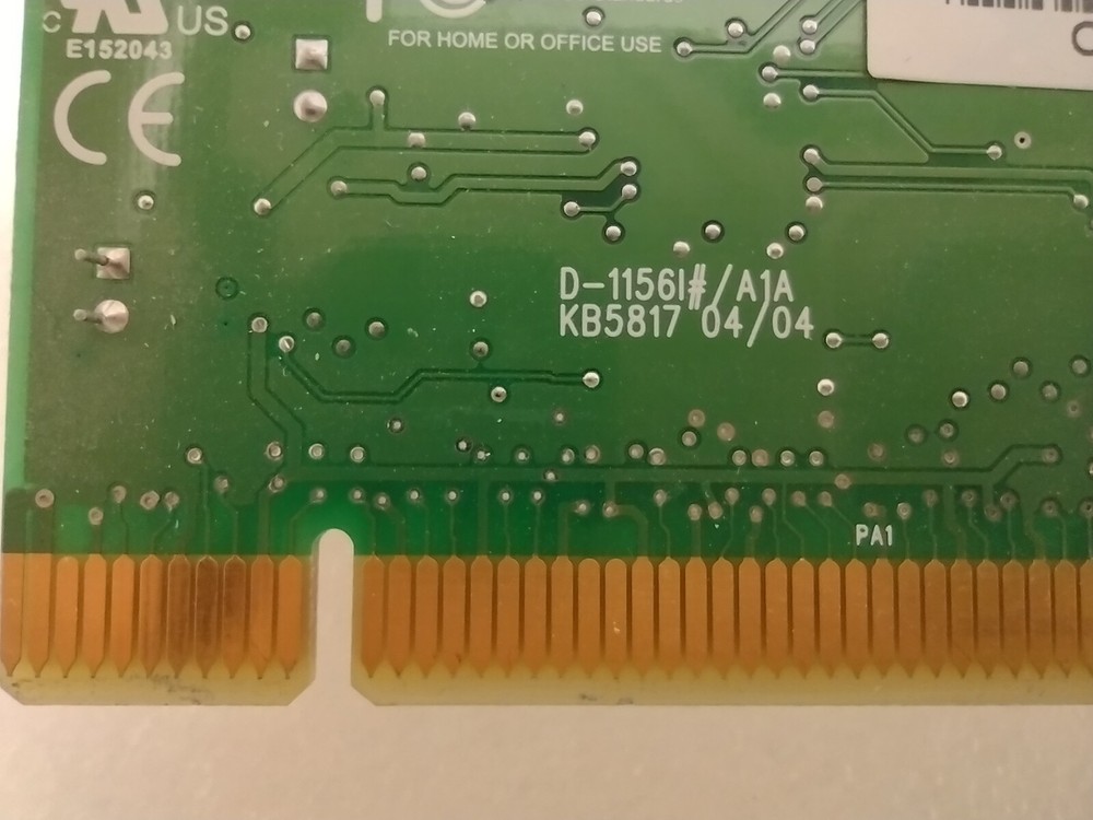 Agere Systems HP P/N 5188-2582 ~ PC Modem Network Card