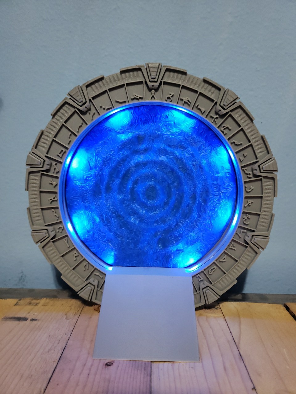 3D Printed 8.25" Stargate LED Decor - SG1 - Scifi - Novelty - Free Shipping -