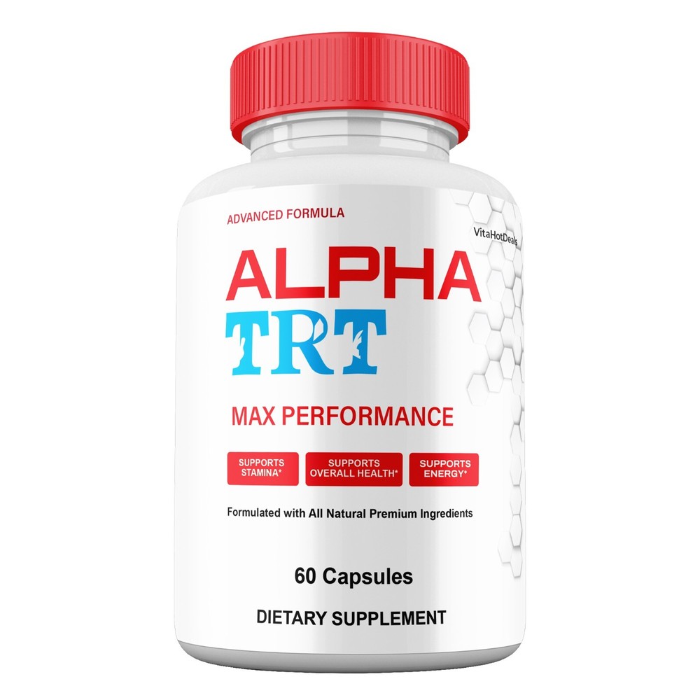 Alpha TRT Capsules for Men, Maximum Strength Formula, AlphaTRT (3 Pack)