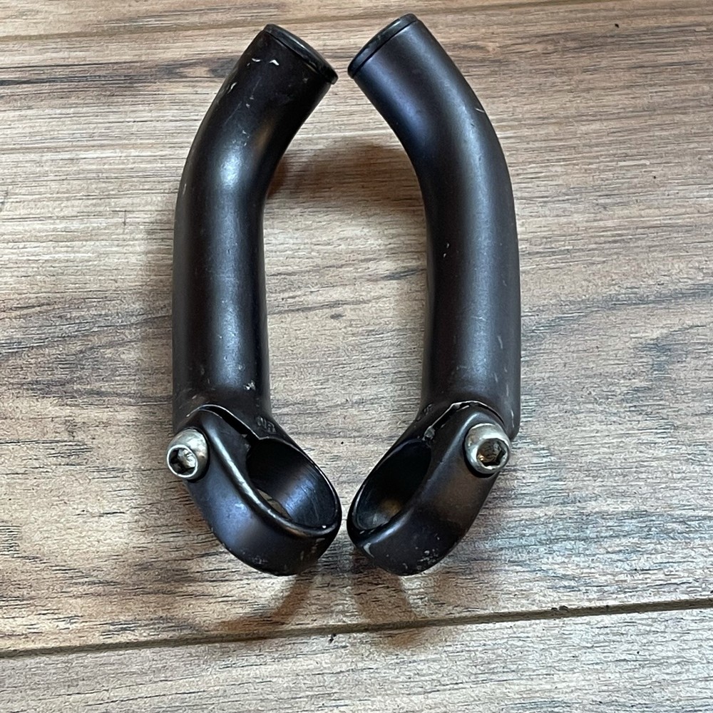 Profile Design Short Bend Black Anodized Bar Ends