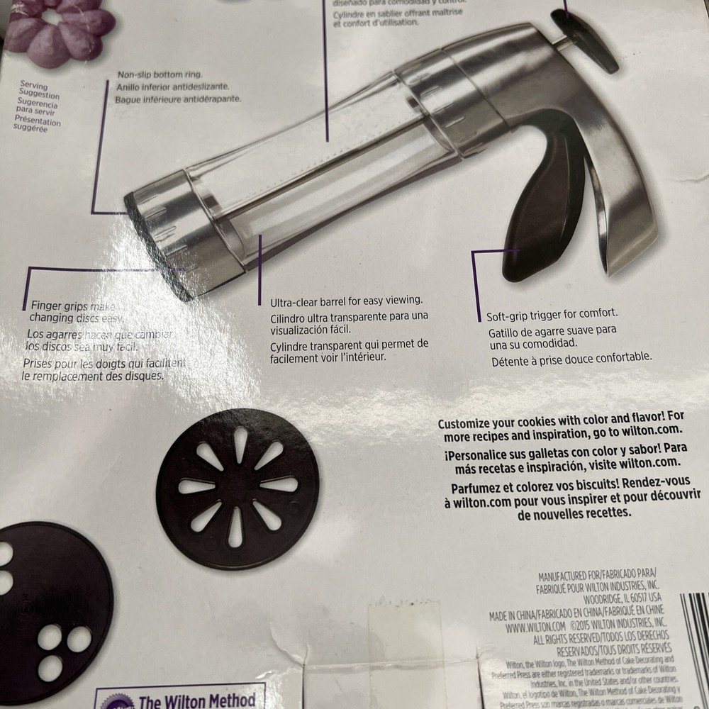 Wilton Cookie Press 16 Design Discs