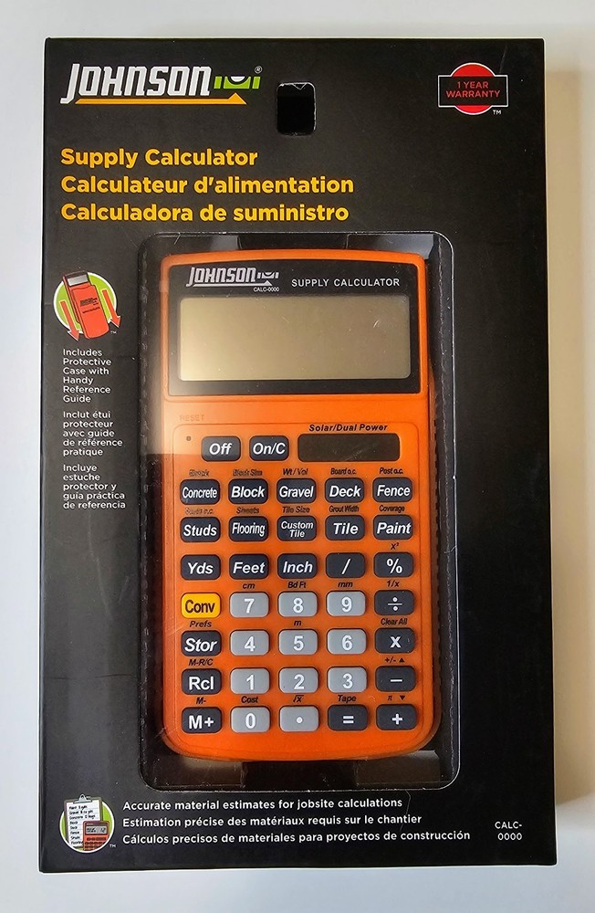 Johnson Supply Calculator Material Estimator