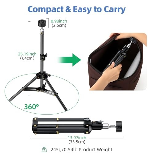 for Starlink Mini Tripod with Adapter(for Both 2025 New&Old Version),
