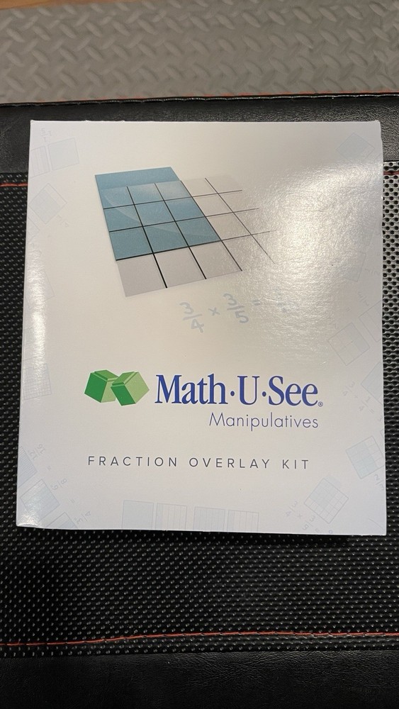 Math U See Manipulatives Fraction Overlay Kit
