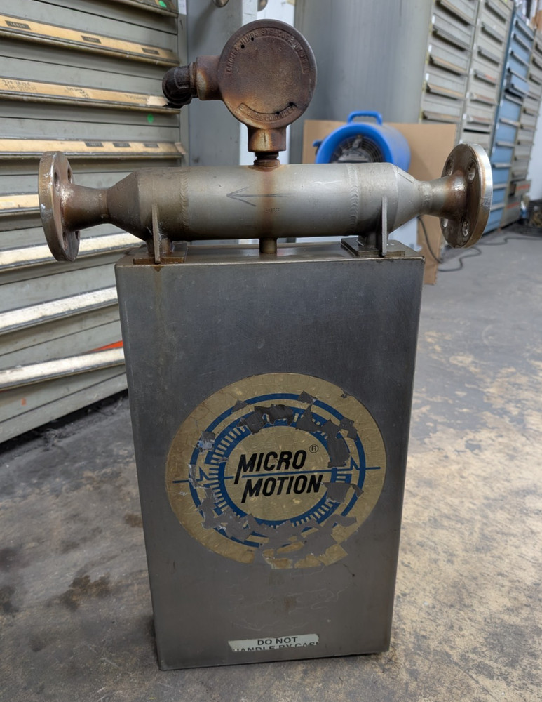 🤪 EMERSON MICRO MOTION MASS FLOW SENSOR 2250 PSIG MODEL D S100S128