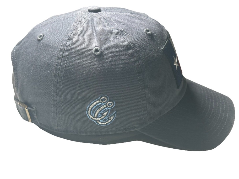 47 Adjustable Corpus Christi Hooks Cap With Texas Flag Embroidered Patch Unisex