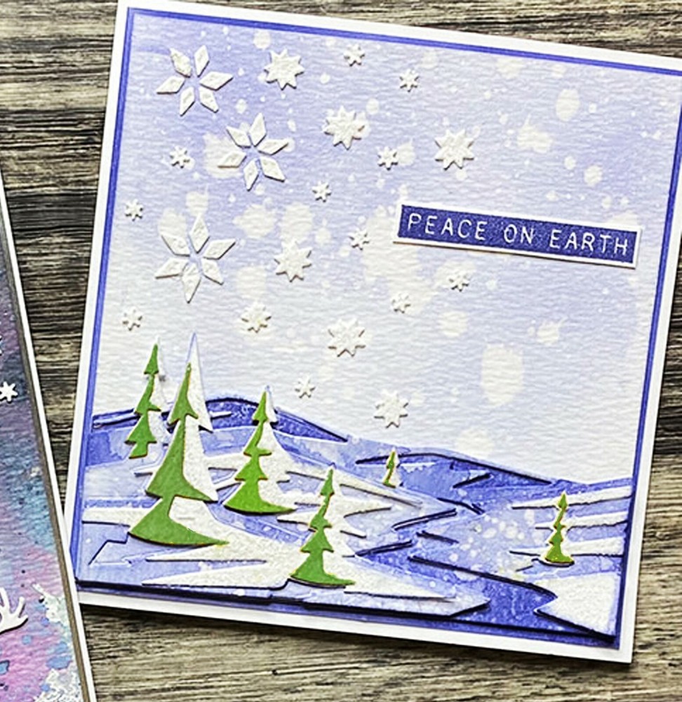 Sizzix Thinlits Artic die #664967 Retail $16.99 designer Tim Holtz