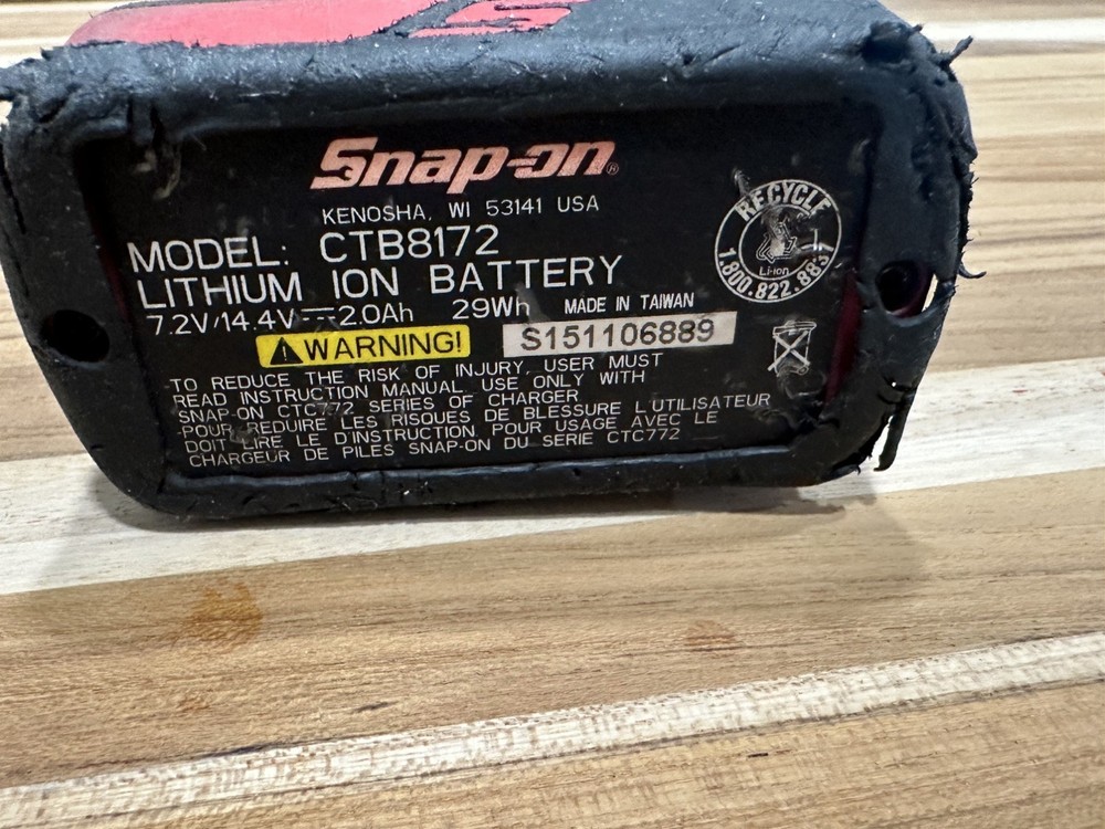 Snap-on CTR761B Cordless Ratchet W/ 1 Battery