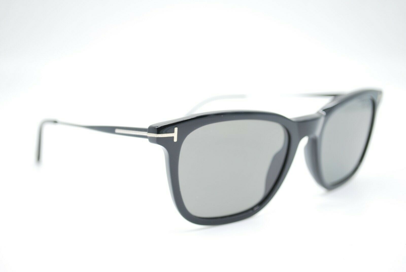 NEW TOM FORD TF 625 01D BLACK GRAY POLARIZED AUTHENTIC SUNGLASSES 53-20