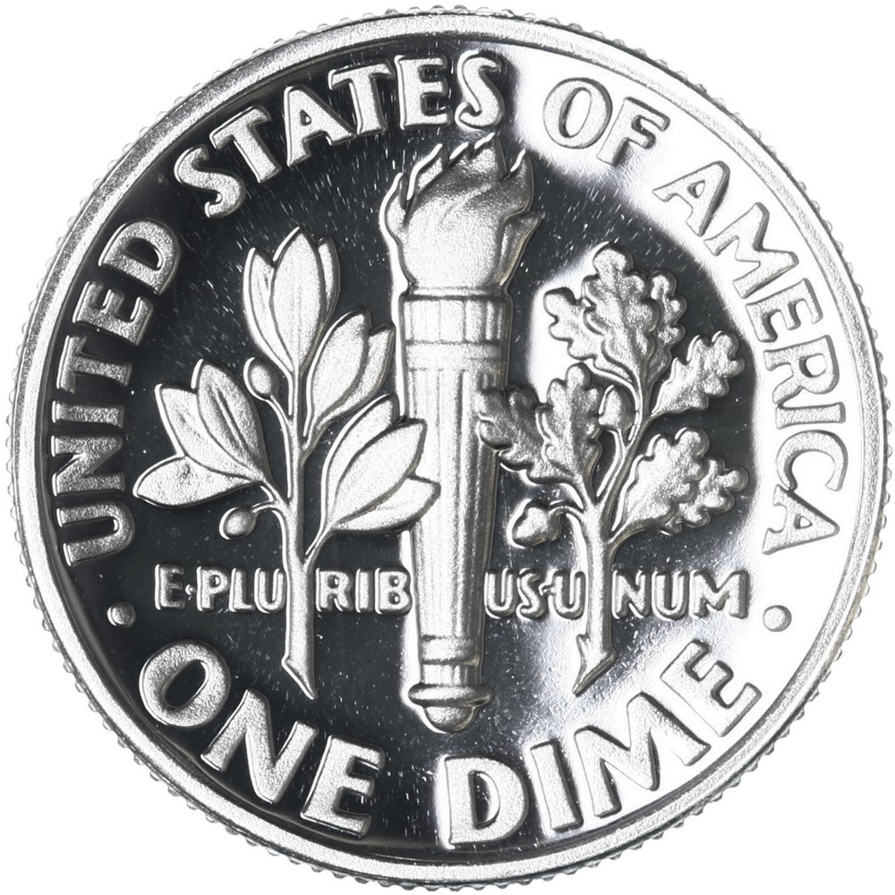 1999 S Roosevelt Dime Gem DCam Proof CN-Clad