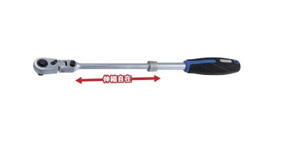 PRO-AUTO 1/2" FLEX LOCK RATCHET HANDLE EXTENDABLE TYPE STR-F4
