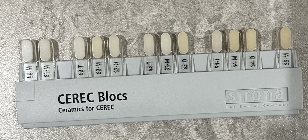 Cerec Sirona Blocs Shade Guide - Complete
