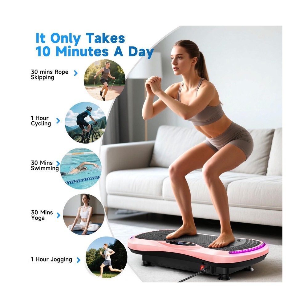 Vibration Plate Exercise Machine for Lymphatic Drainage, Vibration Machine fo...