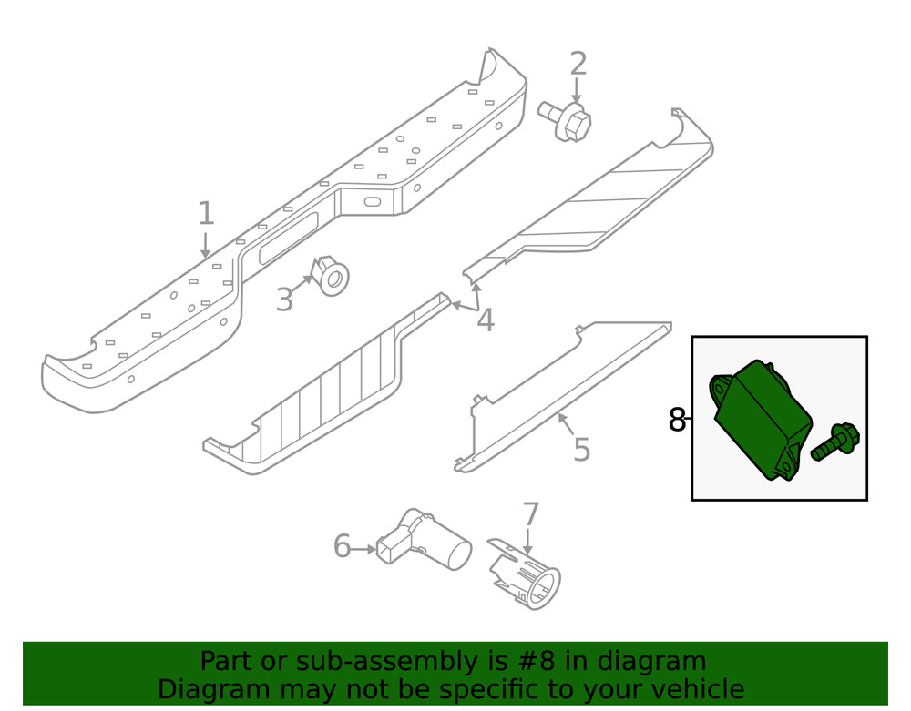 Genuine Nissan Parking Aid Control Module 28532-ZV50A