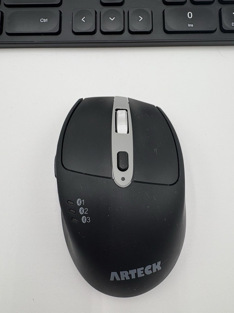 Arteck Universal Multi-Device Bluetooth Keyboard and Mouse Full Size Wireless