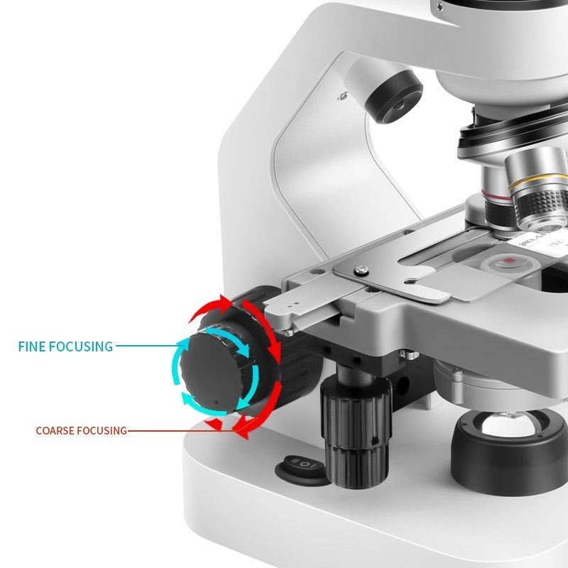 40X-2000X zoom binocular optical microscope, laboratory binocular biological mic