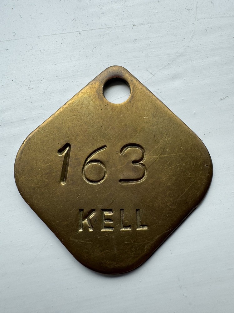 Kellingley Colliery Miners Brass Check - Mining Interest