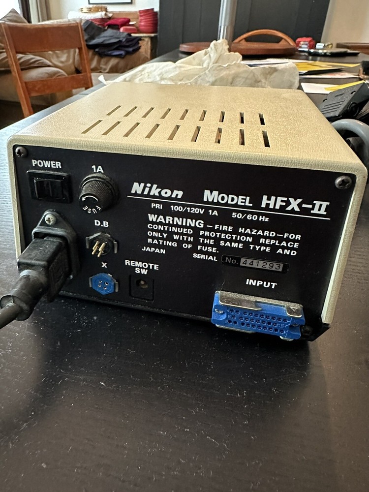 Nikon HFX ii Camera Controller And Nikon HFX-II Microscope Adapter For Polaroid