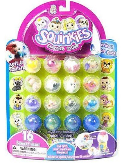 Squinkies Bubble Pack - 16 Squinkies - Series 1