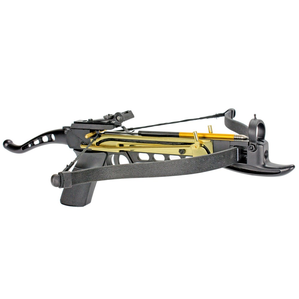 KingsArchery Crossbow Self-Cocking 80 LBS Adjustable Sights 12 Plastic Arrow