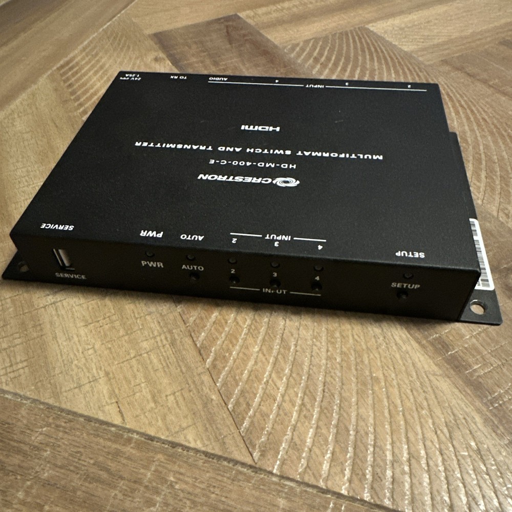 Crestron HD-MD-400-C-E HDMI Multiformat Switch And Receiver/Transmitter -Tested