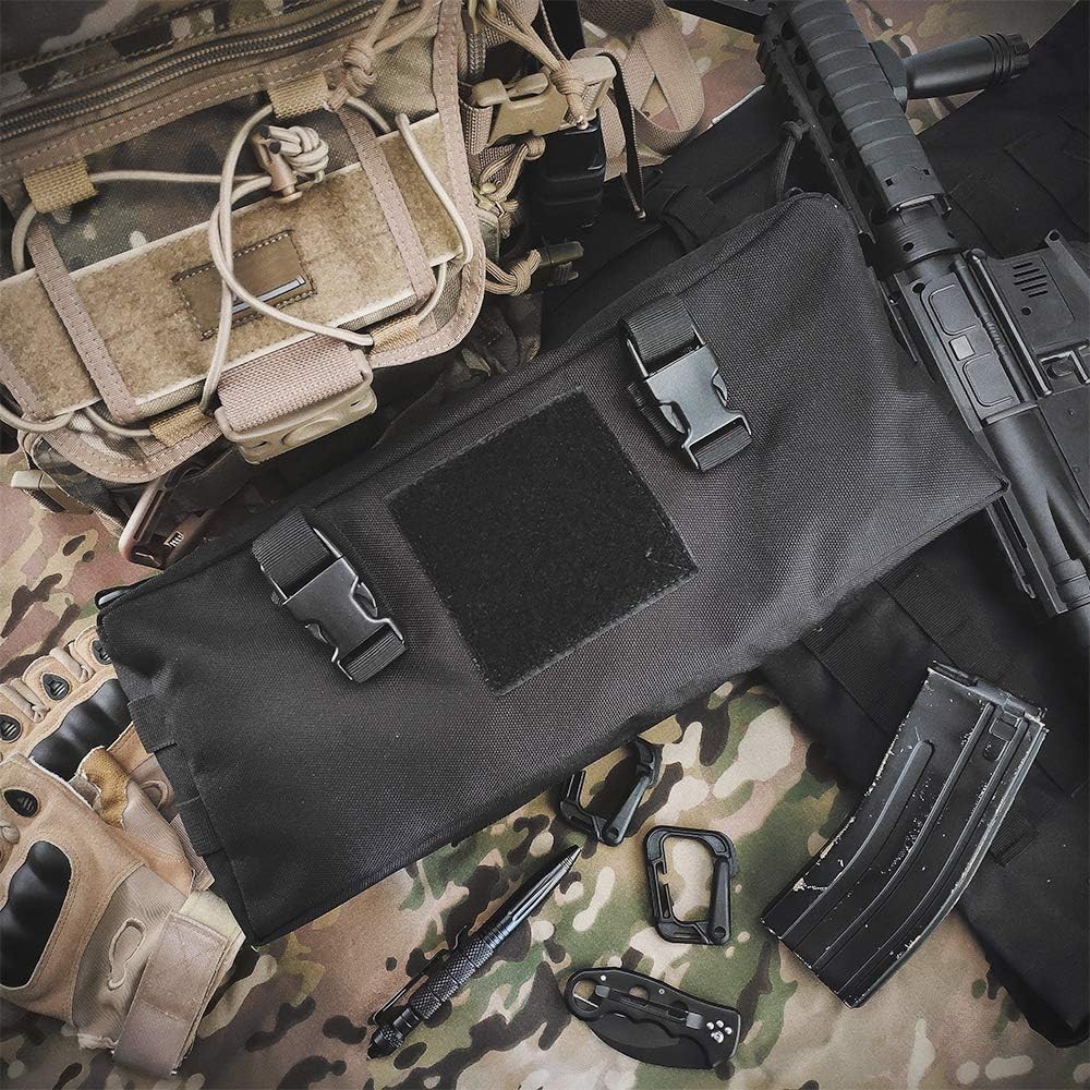 AMYIPO Tactical Pouch Multi-Purpose Large Capacity Increment Black (2 PCS)