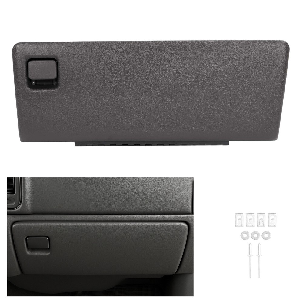 For Silverado Sierra 2003-2007 Dash Glove Box Storage Lid Assembly Dark Pewter