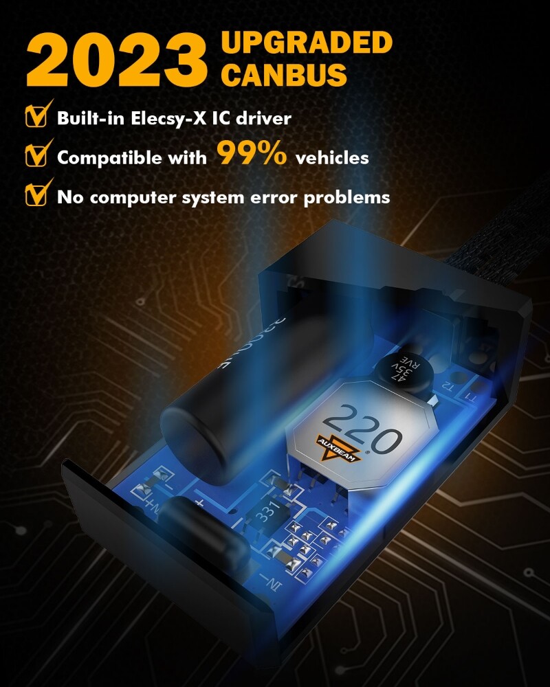 for Ski Doo REV XP XS XR 2003-2018 Snow LED Headlight Kit High & Low Bulb+CANBUS