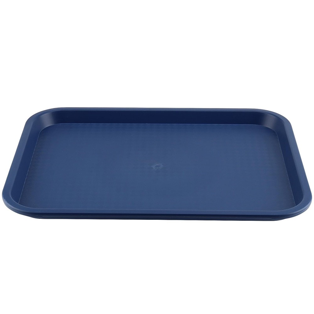 10 Pack 16 x 12 Inch Plastic Fast Food TrayRectangular Plastic Cafeteria Tray...