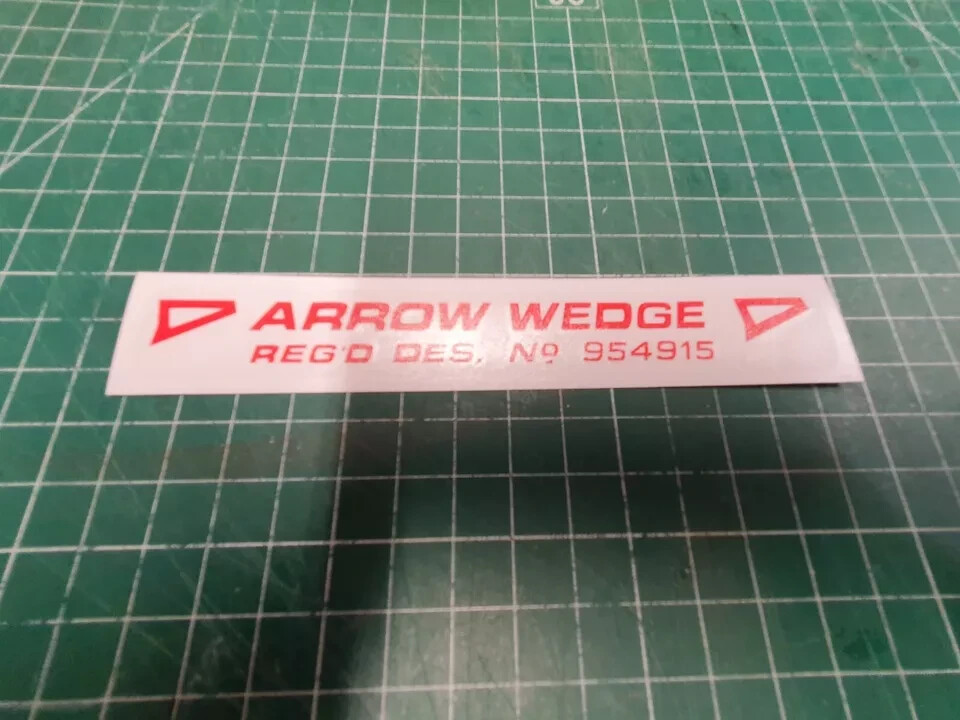 RALEIGH CHOPPER MK 2 PRISMATIC RED ARROW DECAL